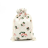 10pcs Small Cotton Bags 10x14cm Drawstring Gift Bag Wedding Party Favor Pouches