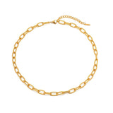 Hollow Stainless Steel Thread Chain Necklace Bracelet Set for Women