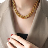Exaggerated Chain Set Stainless Steel Gift