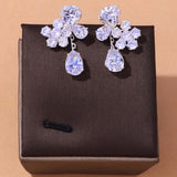 Stonefans Wedding Crystal Bridal Jewelry Sets Rhinestone Necklace Earrings