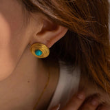 Youthway Turquoise Jewelry Set 18K Plated Stainless Steel Party Gift
