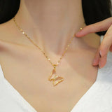 Butterfly Stone Pendant Necklace Earrings Set Gift Party