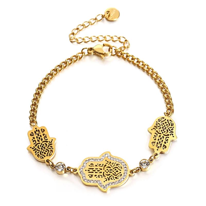Fatima Hand Stainless Steel Set - Gift Jewelry