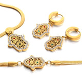 Fatima Hand Stainless Steel Set - Gift Jewelry