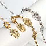 Fatima Hand Stainless Steel Set - Gift Jewelry