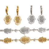 Fatima Hand Stainless Steel Set - Gift Jewelry