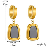 316L Stainless Steel Geometric Jewelry Set for Women