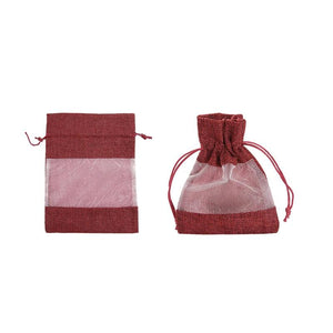 9Colors 10x14cm Cotton Drawstring Gift Bags Jewelry Packaging