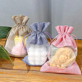 9Colors 10x14cm Cotton Drawstring Gift Bags Jewelry Packaging