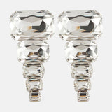 Stonefans Square Crystal Jewelry Sets Women Party Accessories Bridal Set