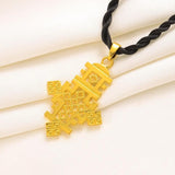 Ethiopian Cross Jewelry Set for Women Girls Eritrean African Bridal