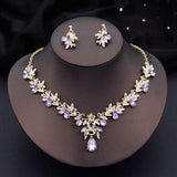 Rhinestone Crystal Wedding Jewelry Sets 3 Pcs