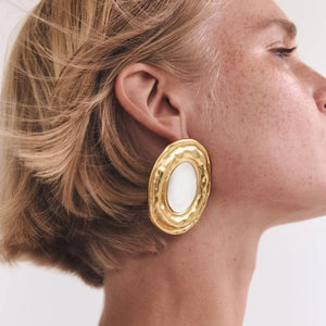 ZAA Metal Earrings for Women Party Jewelry Gift