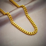 316L Stainless Steel Silver Thick Chain Necklace Bracelets Set