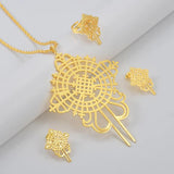 Ethiopian Eritrean Traditional Religion Jewelry Set Mama African Maskal Faseka