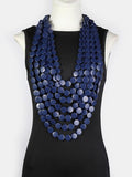 Wooden Chips African Necklace For Women Party Wedding Dress