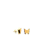 Butterfly Necklace Stainless Steel Charm Jewelry Set