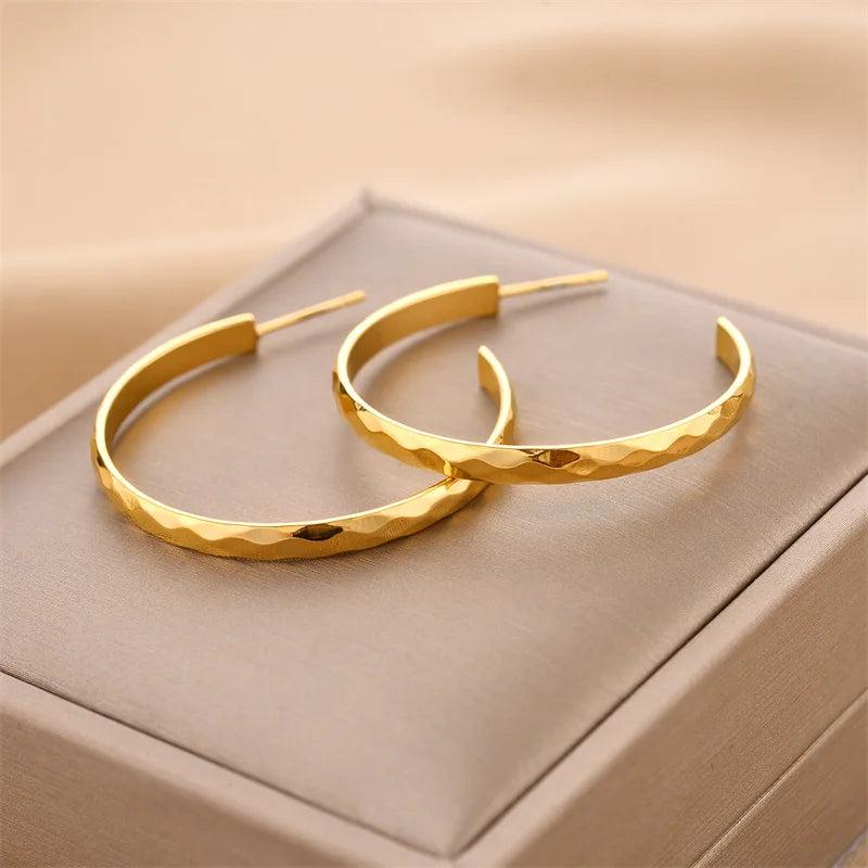 Titanium Steel No Loss Earrings Rose Stainless Steel Jewelry