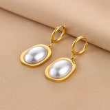 Titanium Steel No Loss Earrings Rose Stainless Steel Jewelry