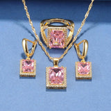 18K Plated African Jewelry Dubai Bridal Wedding Dress Accessories Set