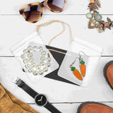 100 Pcs Clear Jewelry Bags Anti-tarnish Storage for Rings Earrings