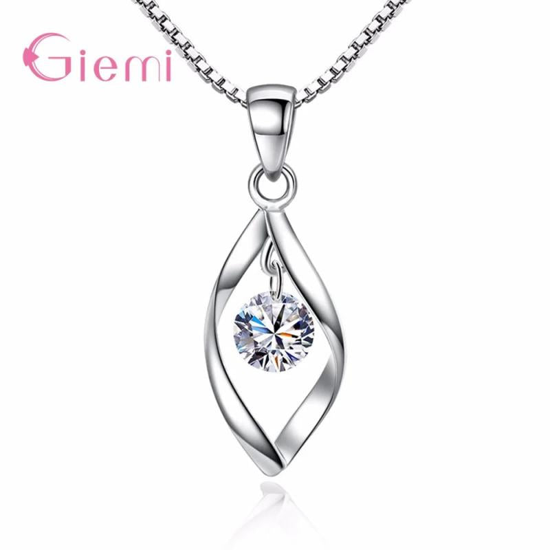925 Silver Sweet Twist Crystal Jewelry Set