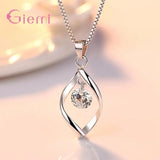 925 Silver Sweet Twist Crystal Jewelry Set