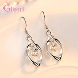 925 Silver Sweet Twist Crystal Jewelry Set