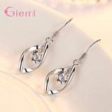 925 Silver Sweet Twist Crystal Jewelry Set