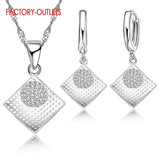 925 Silver Jewelry Set for Women Bridal Wedding