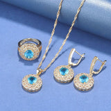 African Jewelry Dubai Necklace And Earrings Set