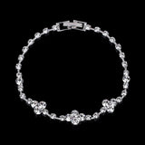 Bling Crystal Drop Choker Necklace Earrings Bracelet Set