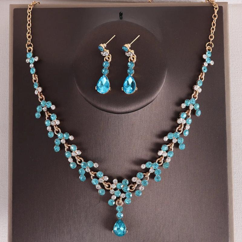 Crystal Queen Necklace and Earring Set