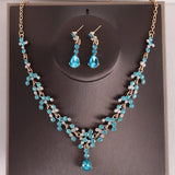 Crystal Queen Necklace and Earring Set