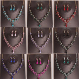 Crystal Queen Necklace and Earring Set