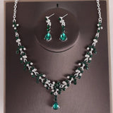 Crystal Queen Necklace and Earring Set