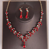 Crystal Queen Necklace and Earring Set