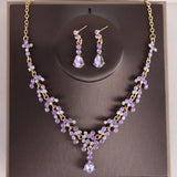 Crystal Queen Necklace and Earring Set