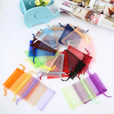 50pcs 10x15cm Organza Bag Jewelry Wedding Candy Bags