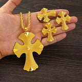 Ethiopian Jewelry Set for Women: Pendant Necklaces Earrings Ring