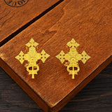African Cross Necklace Earrings Ring Jewelry Sets