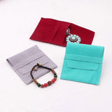 5Pcs/Lot Velvet Bags 9x9cm Small Candy Jewelry Packaging Wedding Gift Pouches