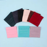 5Pcs/Lot Velvet Bags 9x9cm Small Candy Jewelry Packaging Wedding Gift Pouches