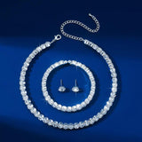 Crystal Bridal Jewelry Set African Beads Wedding Choker