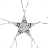 4-8 BFF Forever Puzzle Piece Pendant Necklaces