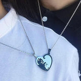 Cat Friendship Necklace for 2 - Best Friends Gift