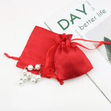 10pcs/lot 8x10cm Silk Satin Drawstring Pouches Necklace Jewelry Packaging