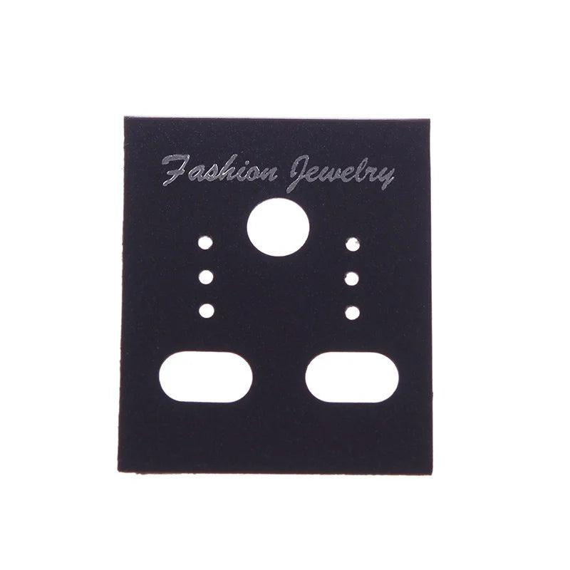 100Pcs Ear Studs Jewelry Holder Display Hang Cards Packaging