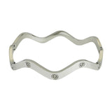 Stylish Stainless Steel Women's Bracelet with Zircon