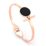 Circular Bracelet Women Stainless Steel Bracelets Set Summer Jewelry Accessory